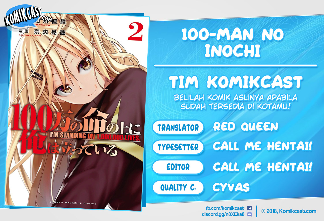 100-man no Inochi no Ue ni Ore wa Tatteiru Chapter 07 Bahasa Indonesia